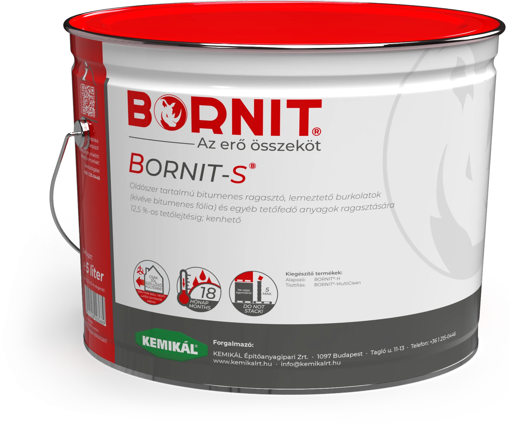 BORNIT ® -S Bitumenes Sűrű Bevonóanyag