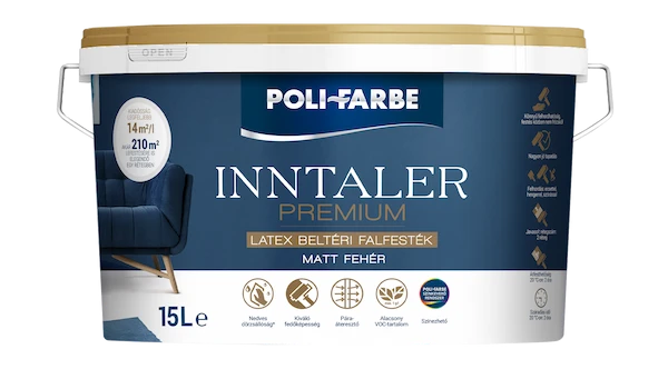 POLI-FARBE INNTALER PREMIUM LATEX BELTÉRI FALFESTÉK